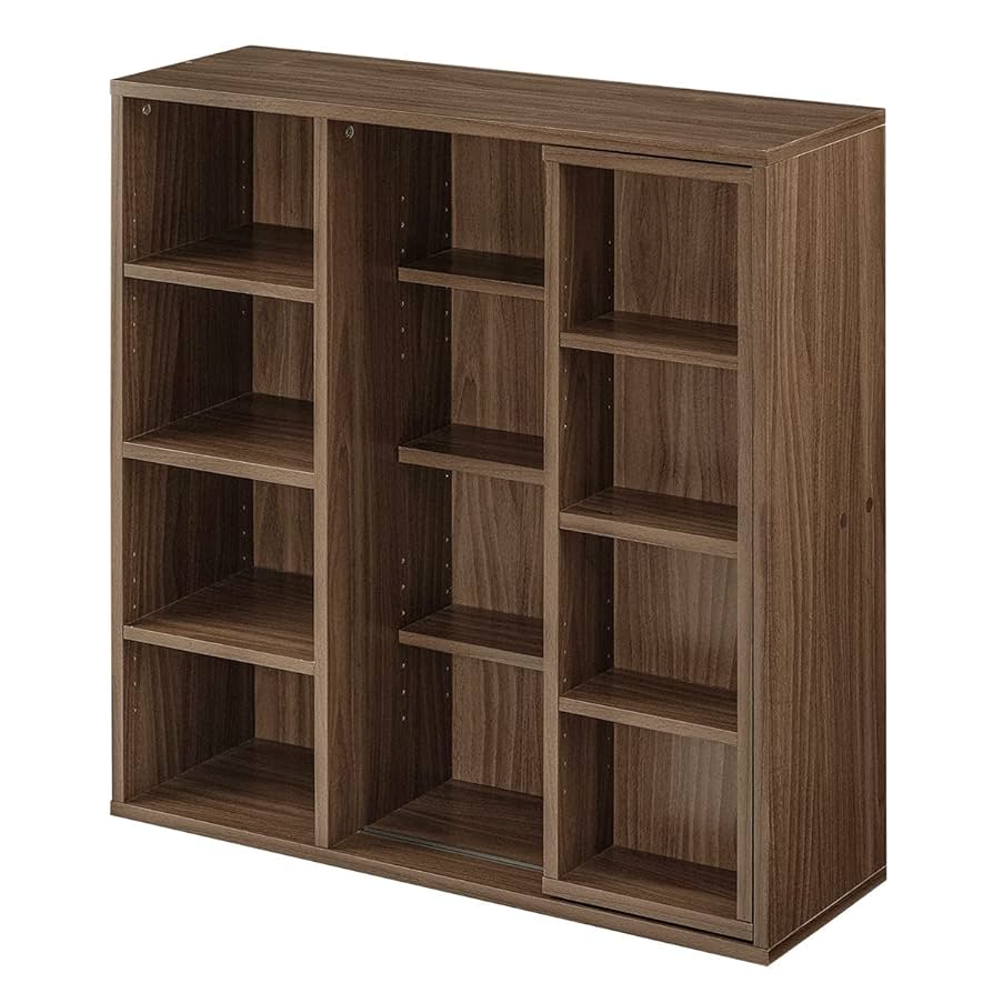 Amazon｜ぼん家具 【完成品】 本棚 大容量 スライド 棚 木製